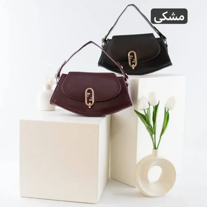 کیف پاسپورتی چرم مصنوعی زنانه روزمره و مهمانی با بند بلند