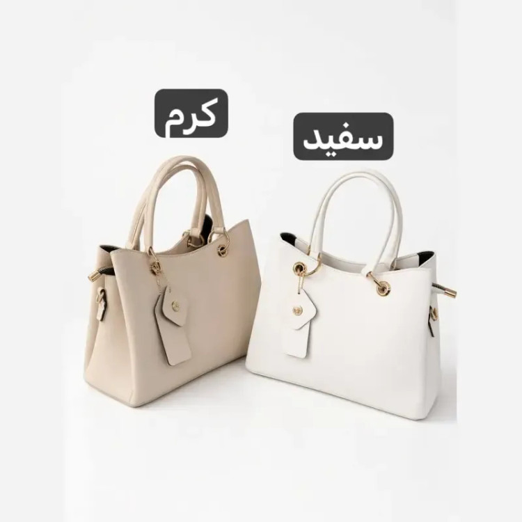 کیف زنانه چرم مصنوعی روزمره و رسمی بند بلند