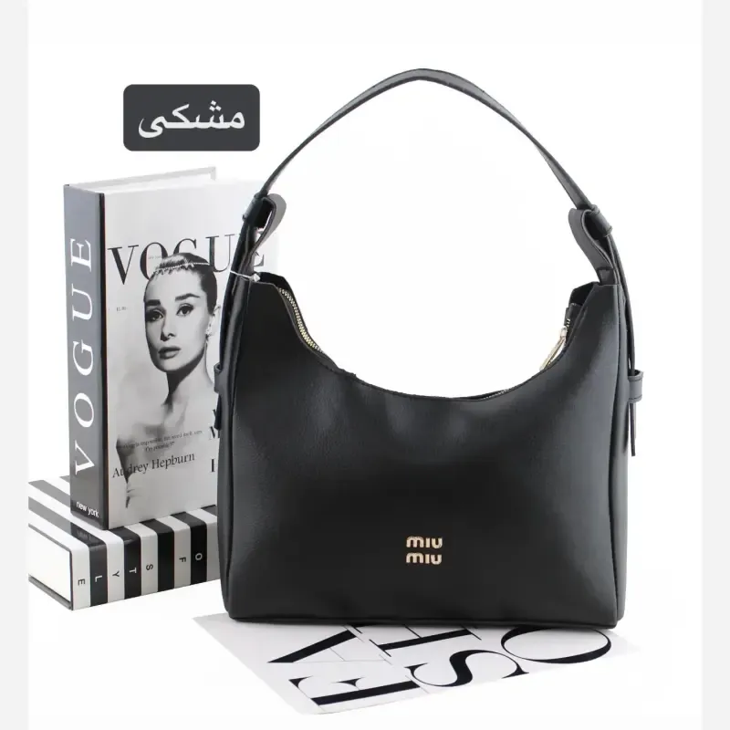 کیف زنانه چرم مصنوعی اسپرت روزمره مدل زیپدار