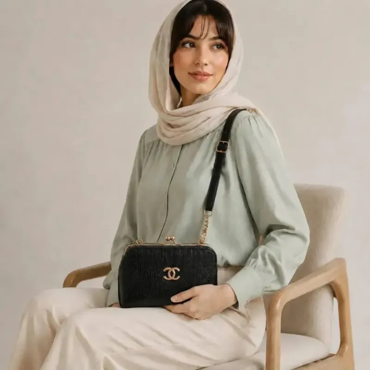 کیف پاسپورتی چرم مصنوعی زنانه رسمی و مجلسی