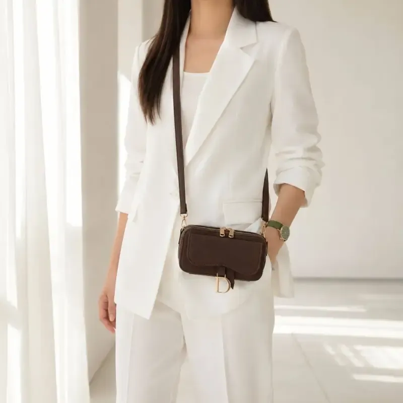 کیف پاسپورتی چرم مصنوعی زنانه روزمره و مهمانی