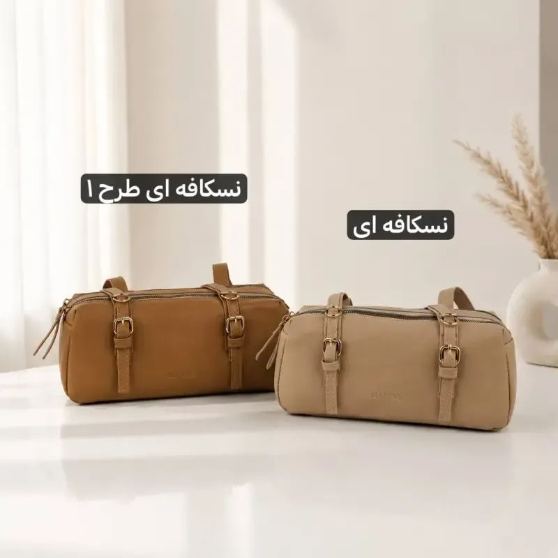 کیف زنانه چرم مصنوعی روزمره ابعاد 28 در 12 سانتیمتر