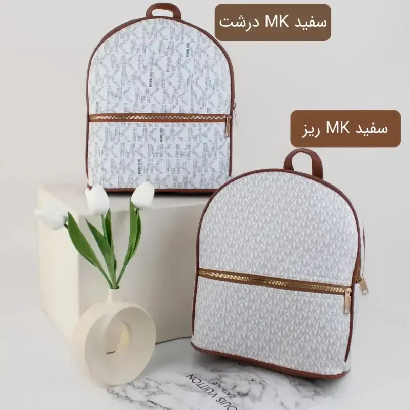 کوله پشتی چرم مصنوعی اسپرت و روزمره ابعاد 30 در 25 سانتیمتر