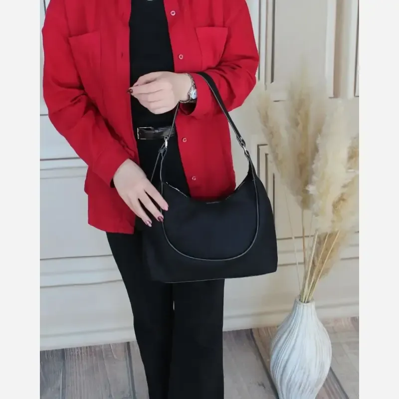 کیف زنانه پارچه ای اسپرت و روزمره زیپ دار