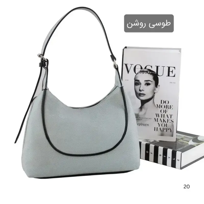 کیف زنانه چرم مصنوعی روزمره اسپرت ابعاد 31 در 23 سانتیمتر