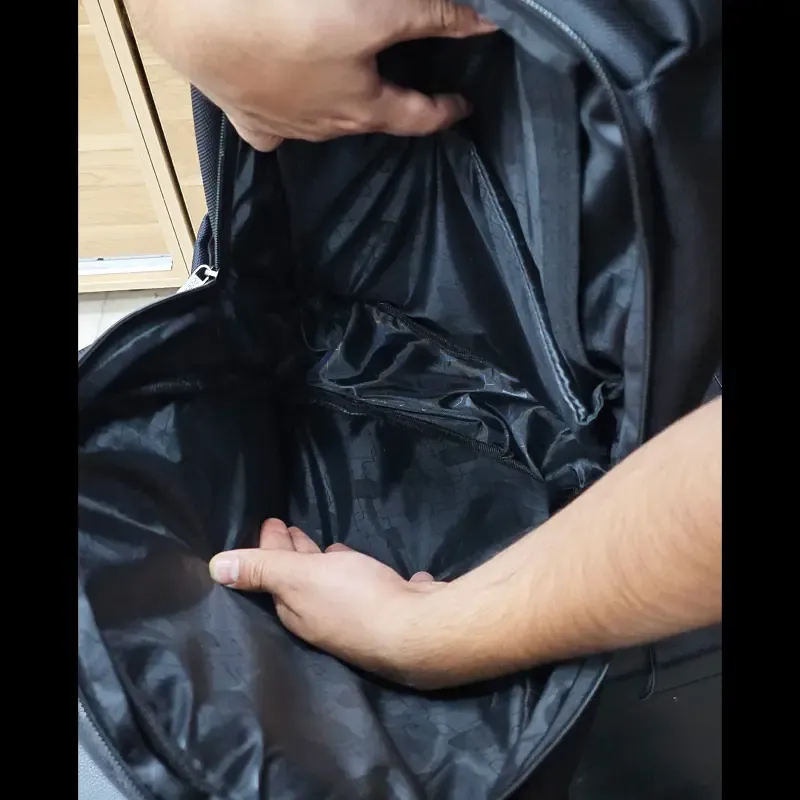 کوله پشتی ساده پرزیدنت ضدآب پارچه ریپس کرهای با جای لپتاپ