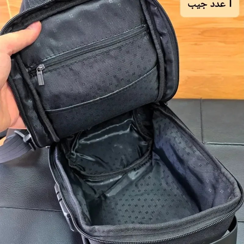 بادی بگ دستهدار رمزدار بنج BANGE پارچه ریپس خارجی آب گریز رنگ مشکی