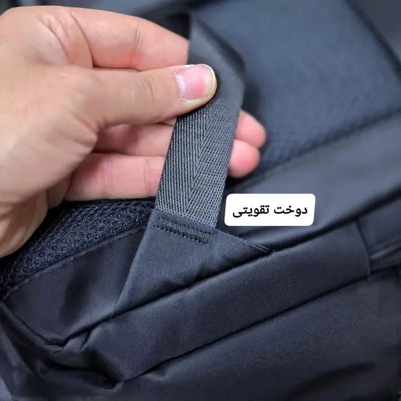 کوله پشتی لپتاپی قفل دار روزمره اداری دانشجویی دبیرستانی پارچه اسکین و دیبا وارداتی پورت USB و تایپ C