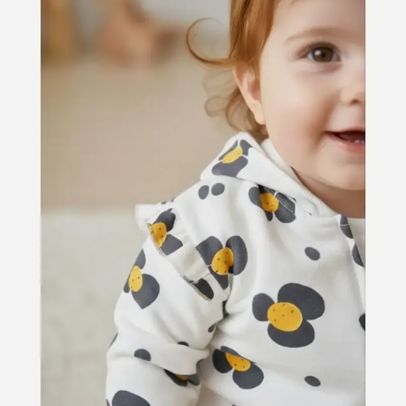 ست سه تکه دخترانه سویشرت و شلوار دورس تو کرکی و بلوز پنبه مناسب 6 ماه تا 5 سال