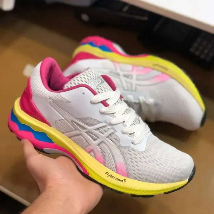 کفش اسیکس Gel Nimbus مردانه سفید اسپرت سبک راحت پیادهروی روزمره