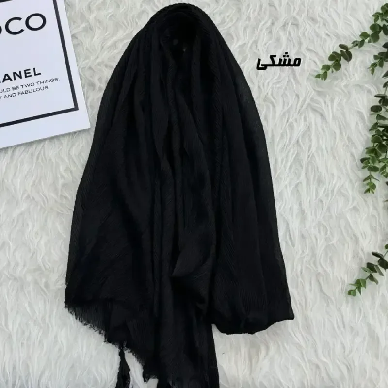 شال وارداتی سوپرنخ برشکا طرح تیغ ماهی سایز 204 در 84 سانتیمتر
