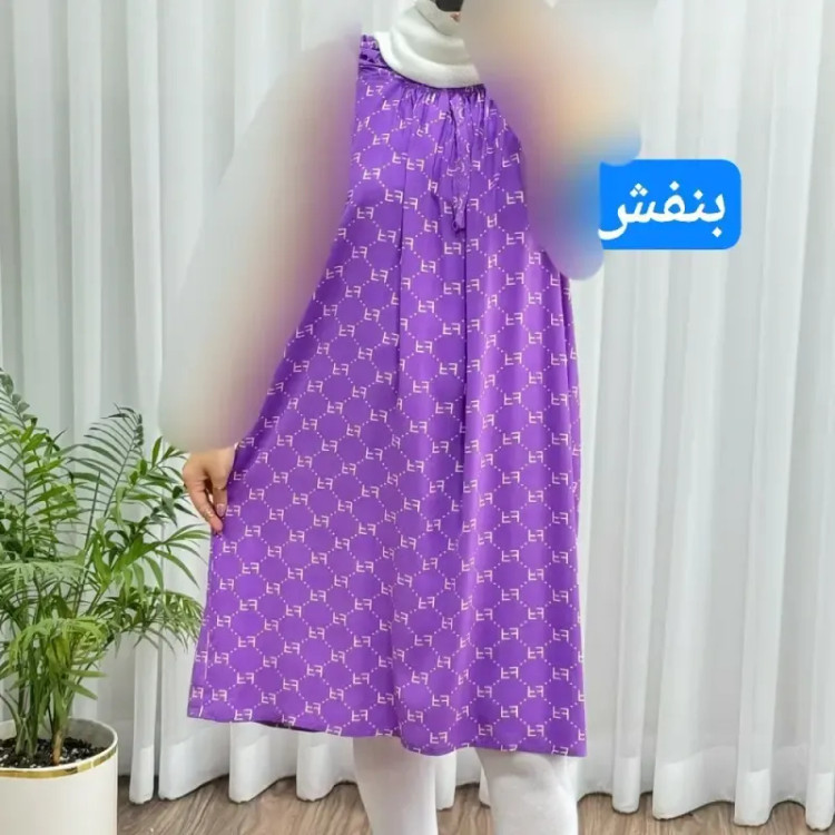 سارافون نخی زنانه فری سایز تا 56 چهارفصل تنخور شیک و راحت مناسب باردار و روزمره