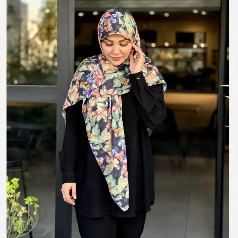 روسری نخ کاستوم طرح دلسا سایز 140 زنانه