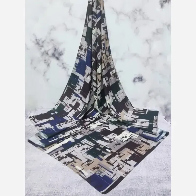 روسری نخ طرح شایلی هندسی کاربردی