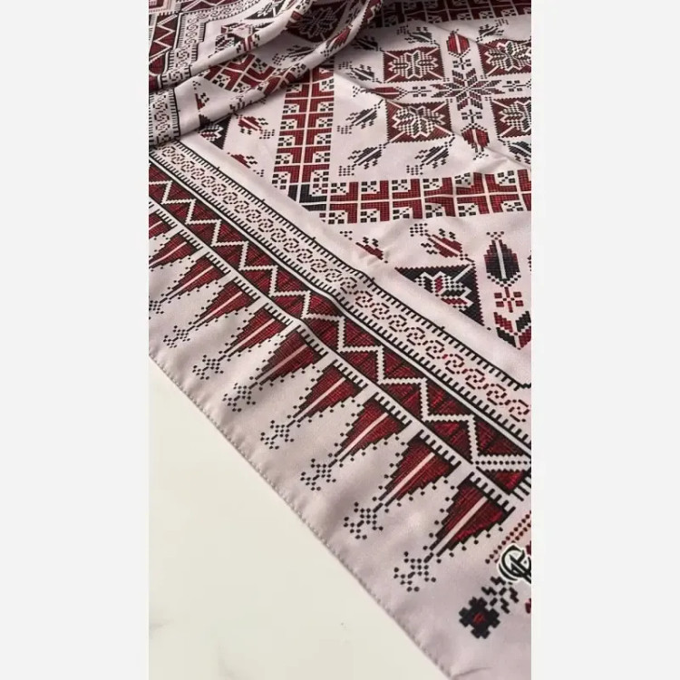 روسری نخ کاستوم طرح سما سایز 140