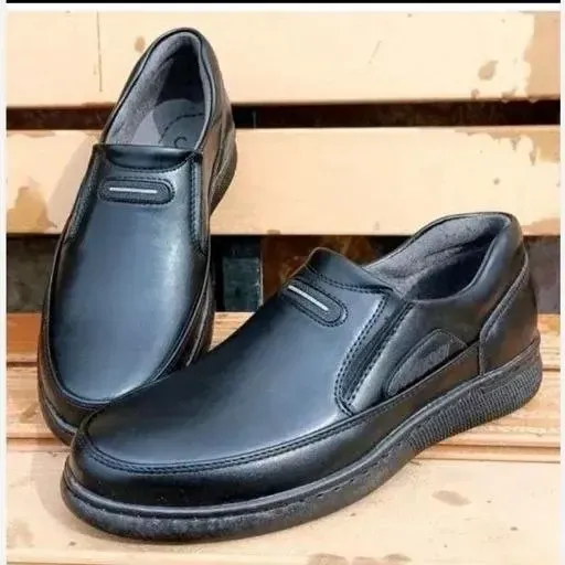 کفش راحتی رسمی مردانه طبی دوردوخت کف دوخت مدل جردن چرم صنعتی