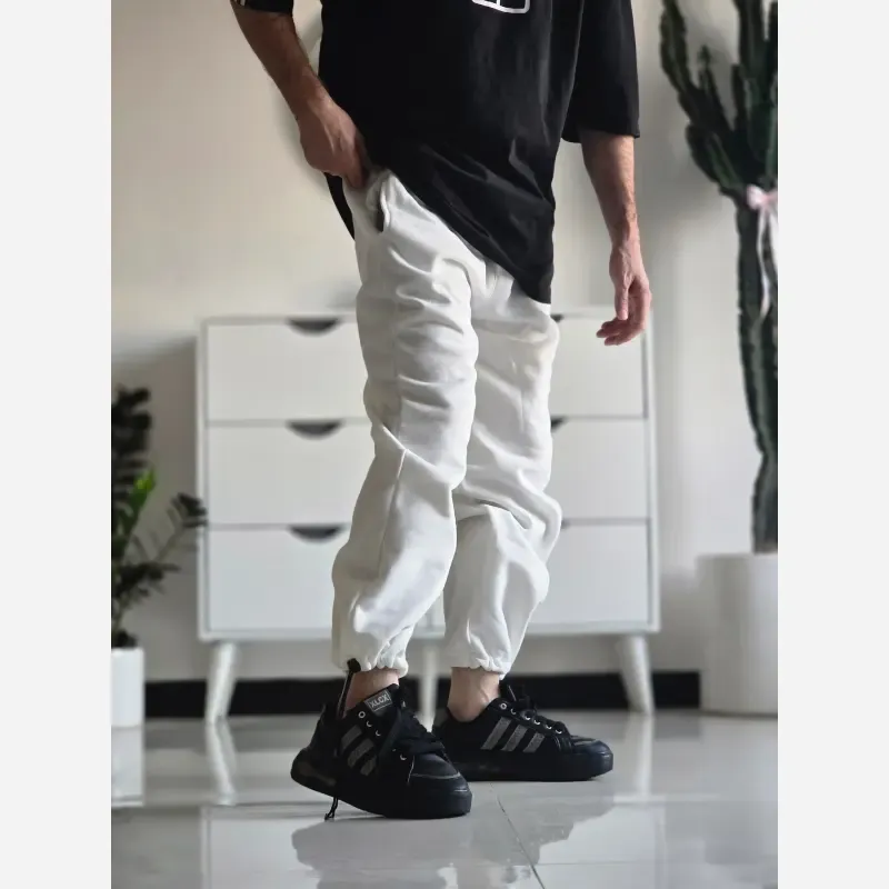 شلوار جاگر اسلش بگ گت دار دورس سه نخ مردانه و زنانه سایز بزرگ